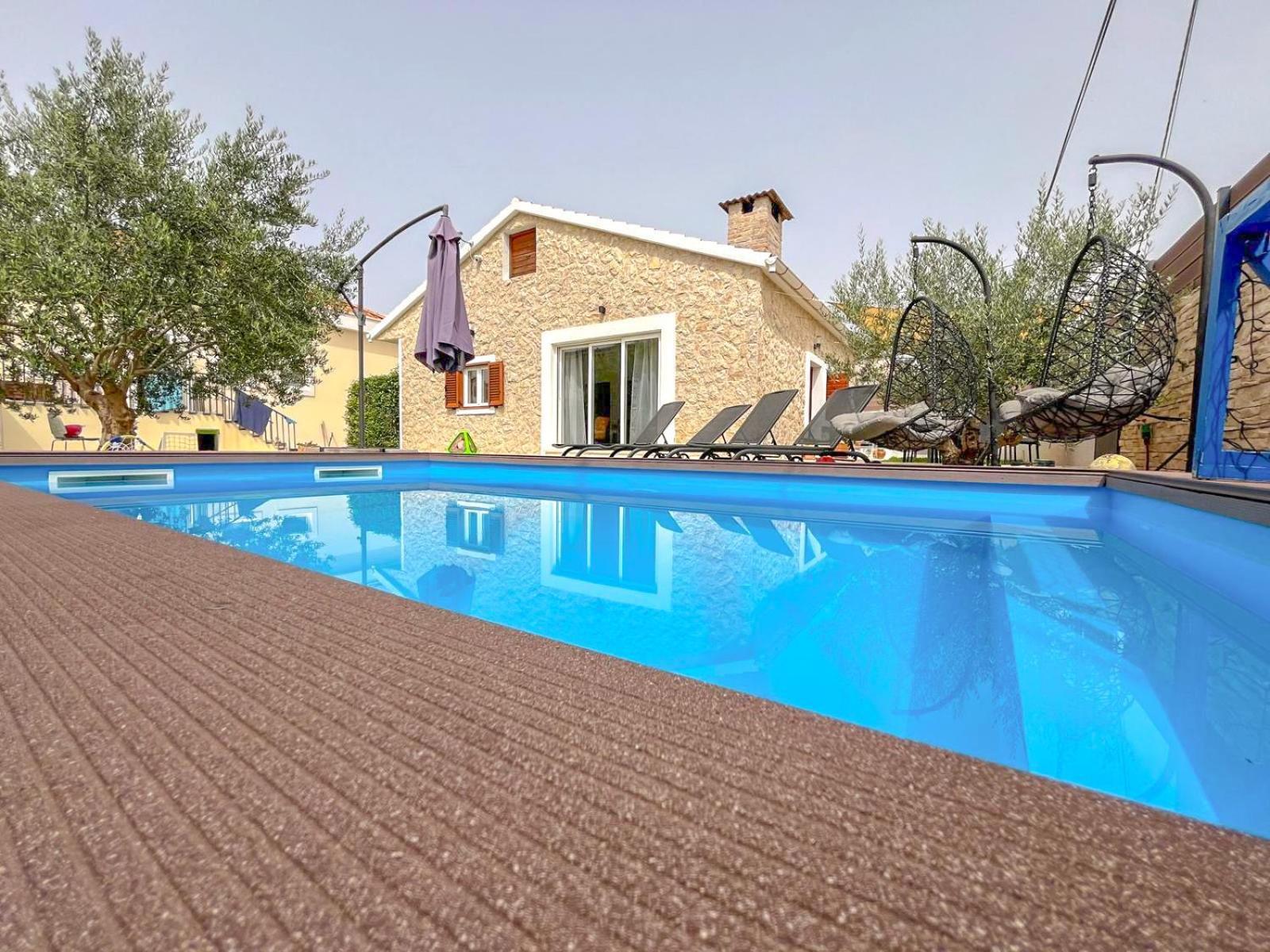 Mustra House Zadar - Private Pool & Sauna Exterior photo